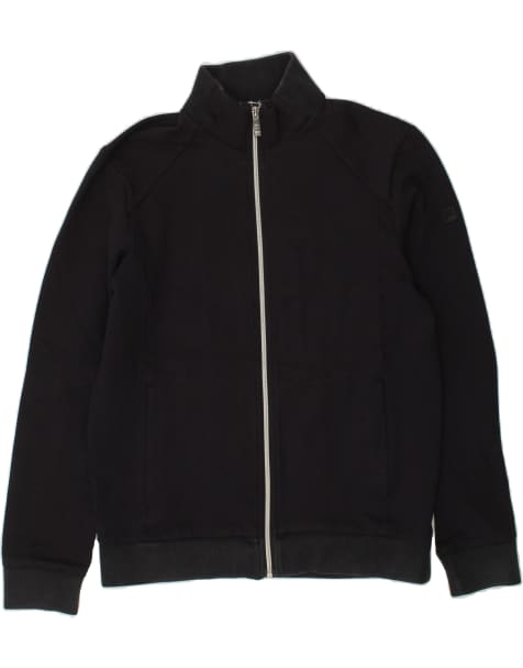 Vintage Fila Size M Tracksuit Top Jacket in Black - view 1