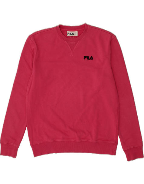 Vintage Fila Size S Sweatshirt Jumper in Pink - view 1