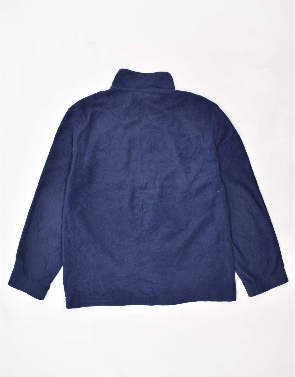 Vintage Fila Size XL fleece jacket in navy blue 0
