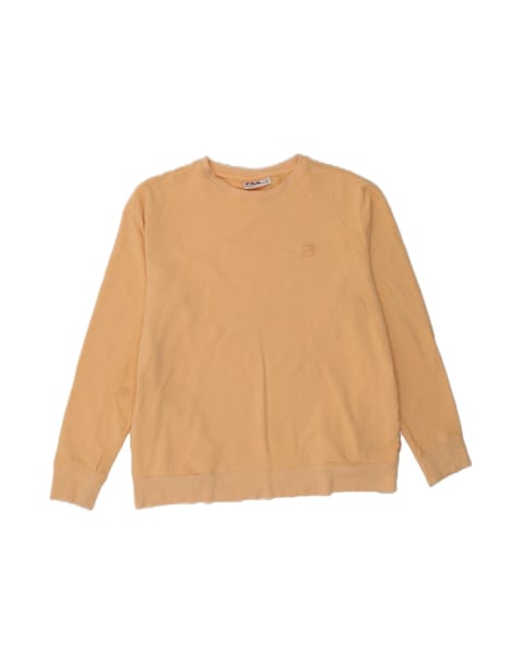 Vintage Fila Sweatshirt Jumper UK 20 2XL In Beige - view 1