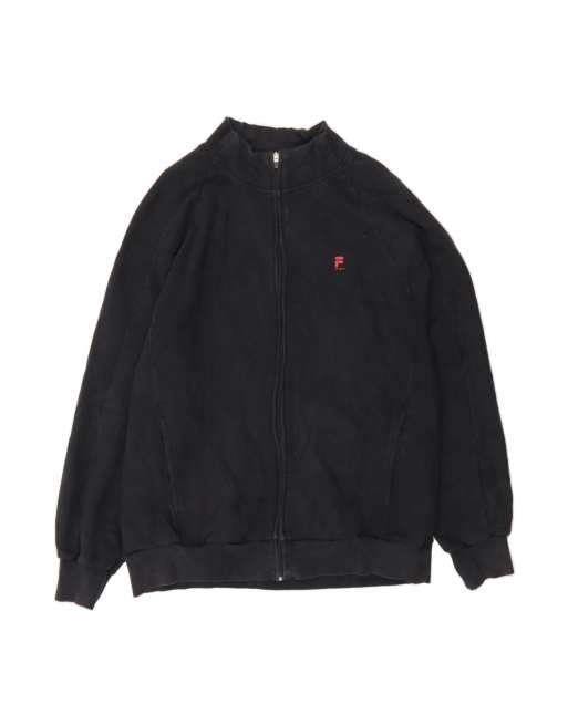 Vintage Fila Tracksuit Top Jacket Large In Blue