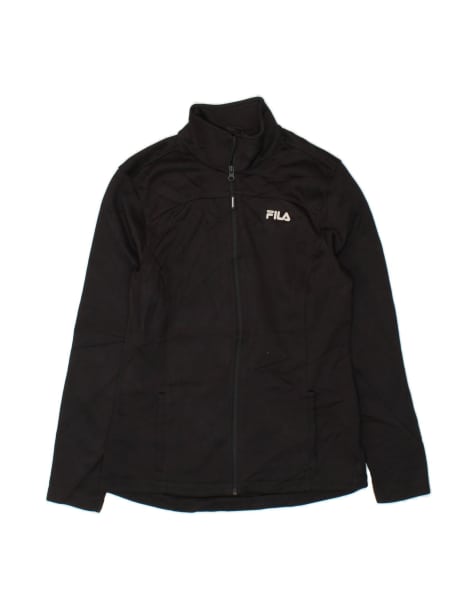 Vintage Fila Tracksuit Top Jacket Medium In Black Sports - view 1