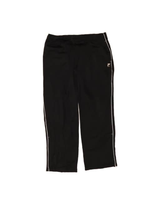 Vintage Fila Tracksuit Trousers XL In Black