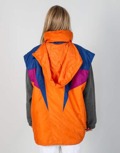 Vintage Fila XL ski jacket in orange, 2 of 4