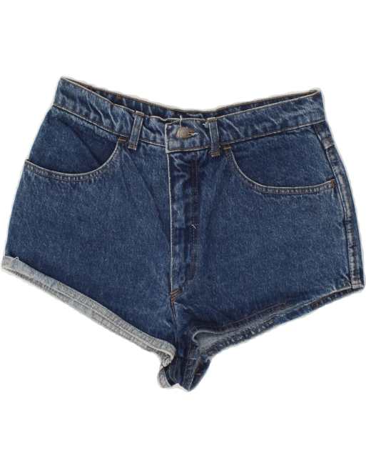 Vintage Fiorucci Size M Denim Shorts in Blue