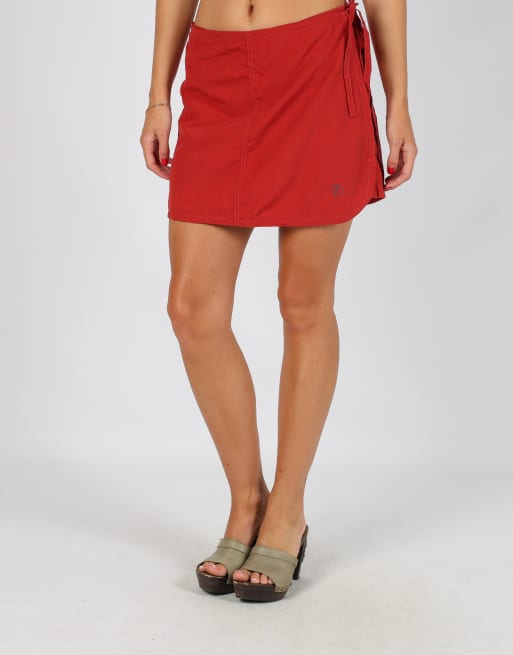 Vintage Fjällräven S woven skort in orange, 2 of 4