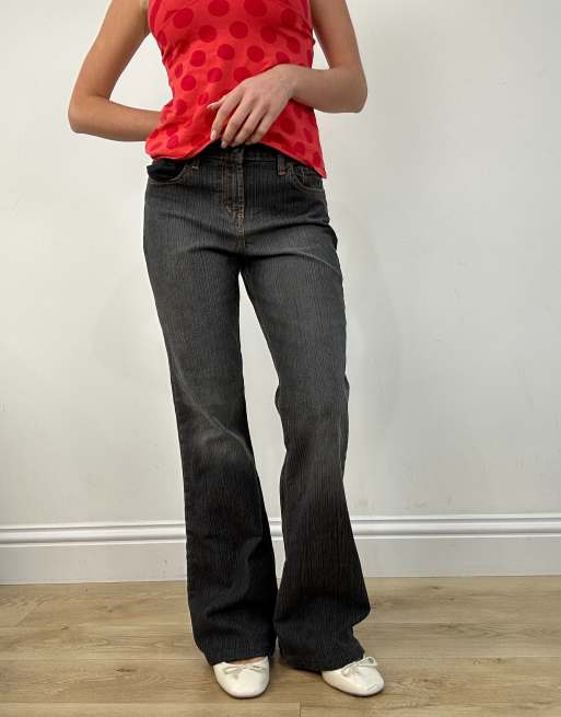Vintage flared fit jeans in dark wash