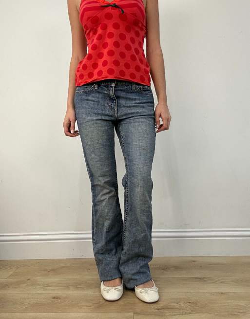 Vintage flared fit jeans in vintage wash