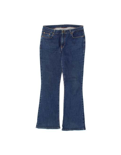 Vintage Flared Jeans EU 50 3XL W36 L32 In Blue Classic