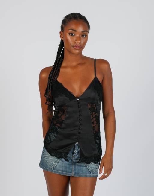 Vintage Flavio Castello S cami in black