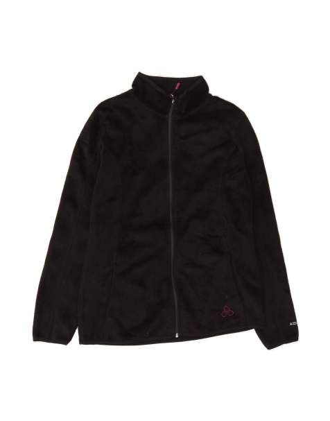 Vintage Fleece Jacket UK 12 Medium In Black - view 1
