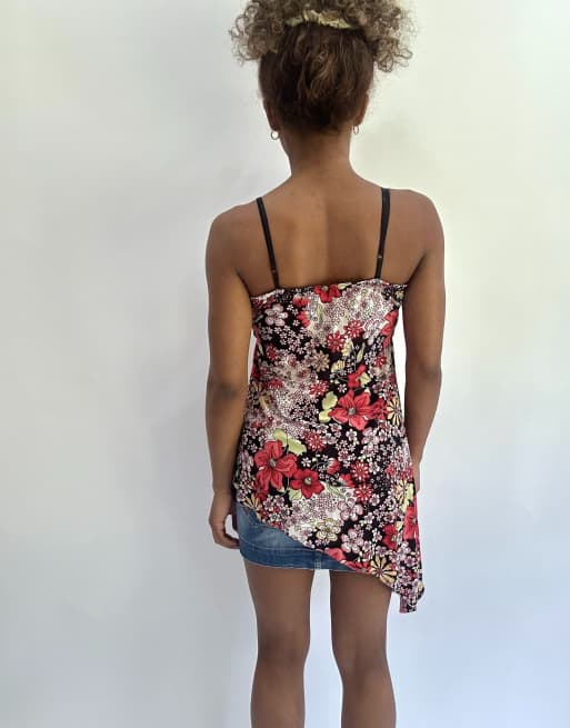 Vintage floral cami in black, 2 of 4