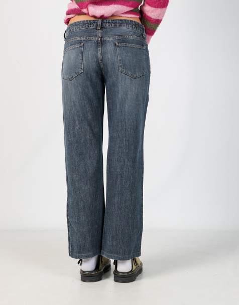 Vintage Floral Justcavalli 32x23 denim jeans in blue - view 1