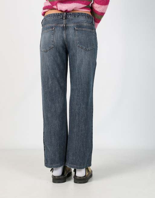 Vintage Floral Justcavalli 32x23 denim jeans in blue