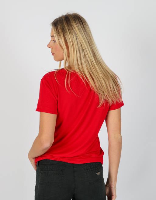 Vintage Flud's M woven top in red, 4 of 4