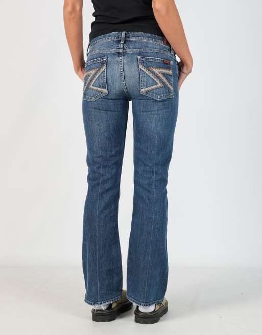 Vintage For all mankind 28x30 denim jeans in blue