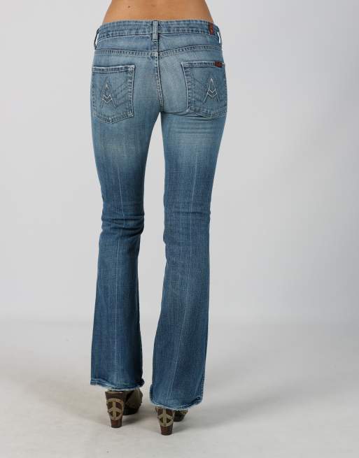 Vintage For All Mankind M bootcut jeans in blue, 4 of 4