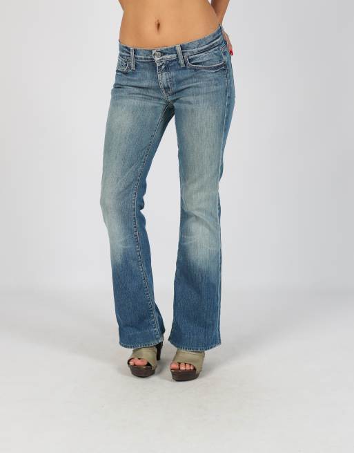 Vintage For All Mankind S flare jeans in blue, 2 of 4