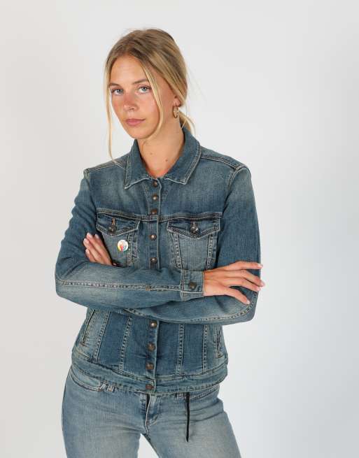 Vintage Fornarina Jeans S denim jacket in blue, 3 of 4