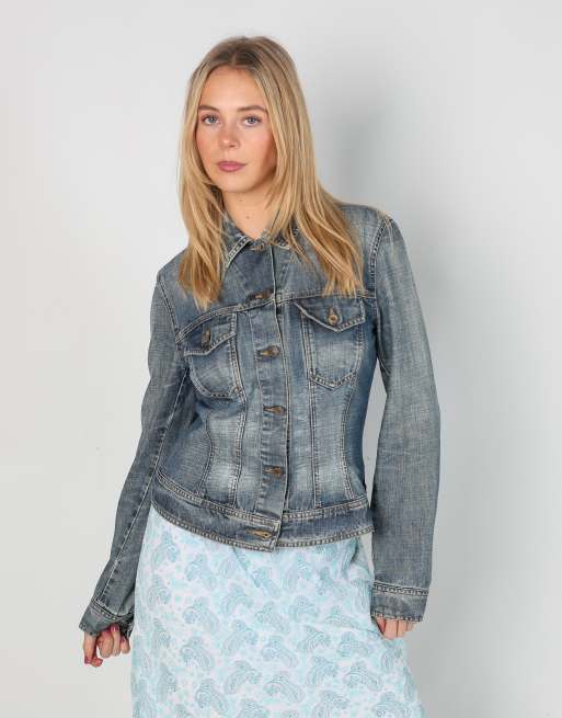 Vintage Fornarina M denim jacket in blue