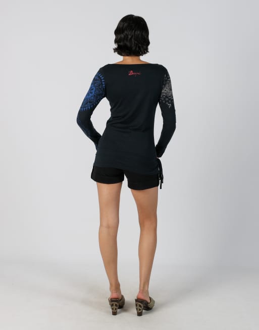 Vintage Fornarina S woven shorts in black, 3 of 4