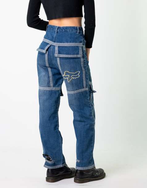 Vintage Fox Racing (28x29) Jeans in Blue Denim - view 1