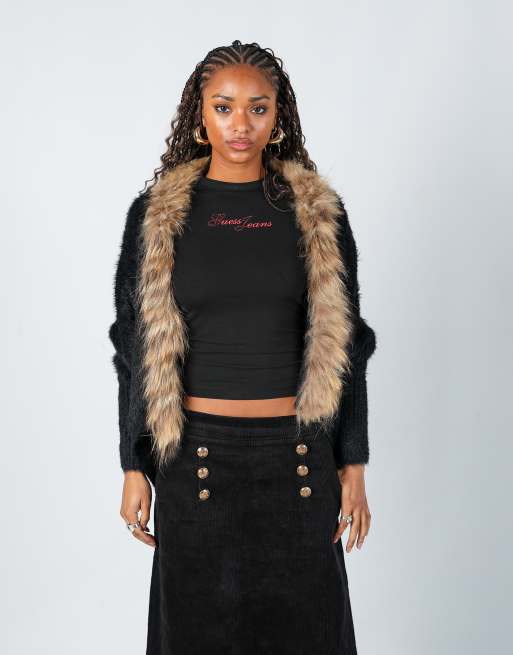 Vintage F&P M cardigan in black