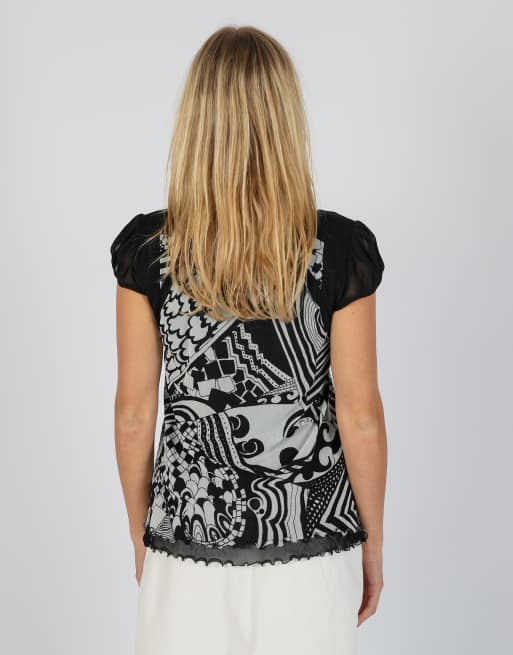 Vintage Francesca Mercuriali S cami in black, 2 of 4