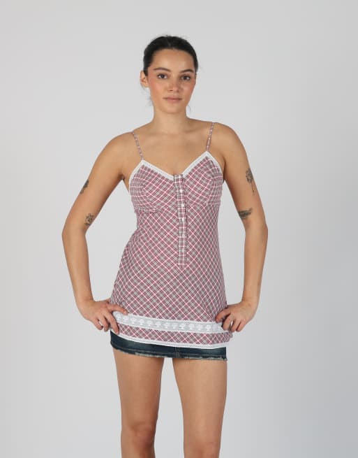 Vintage francine XS cami in baby pink