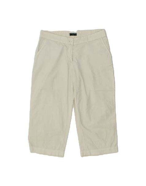 Vintage Fred Perry Capri Trousers It 42 Medium W28 L18 In Off In White - view 1