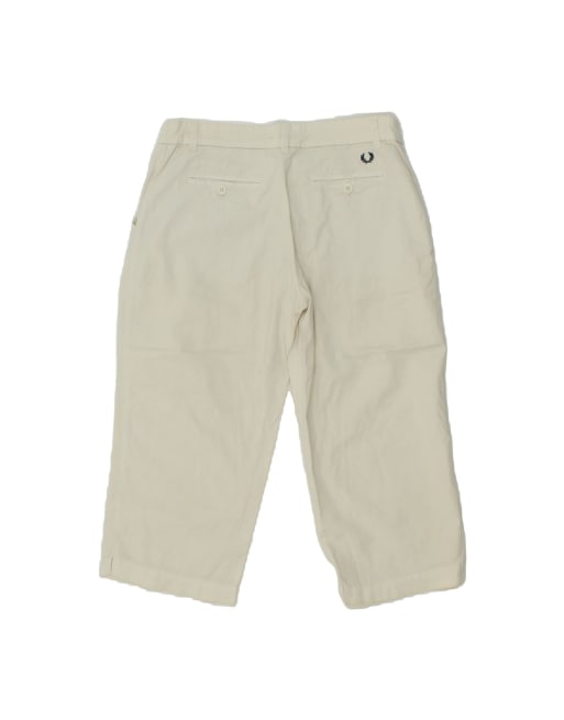 Vintage Fred Perry Capri Trousers It 42 Medium W28 L18 In Off In White, 2 of 4