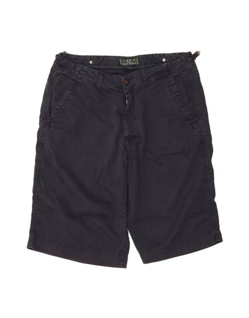 Vintage Fred Perry High Waist Chino Shorts It 52 XL W34 In Blue