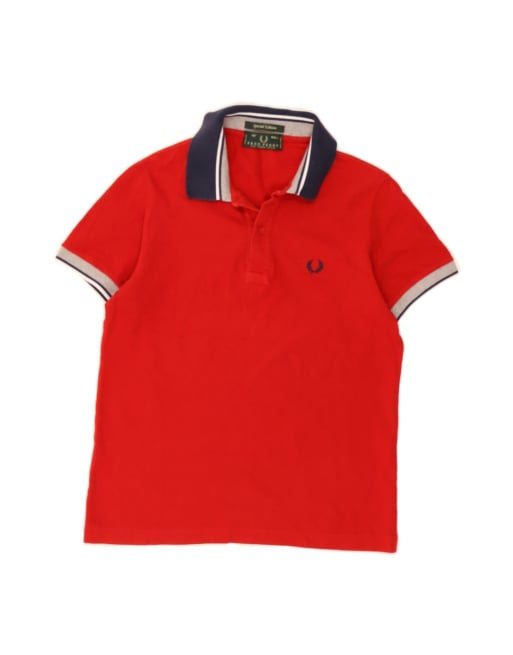 Vintage Fred Perry Polo Shirt Medium In Red