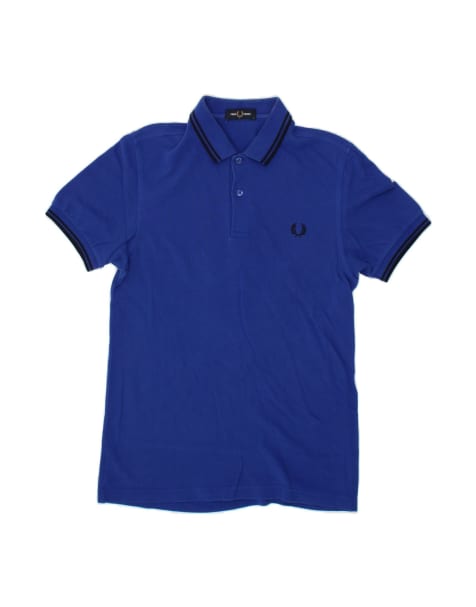 Vintage Fred Perry Polo Shirt Small In Blue - view 1