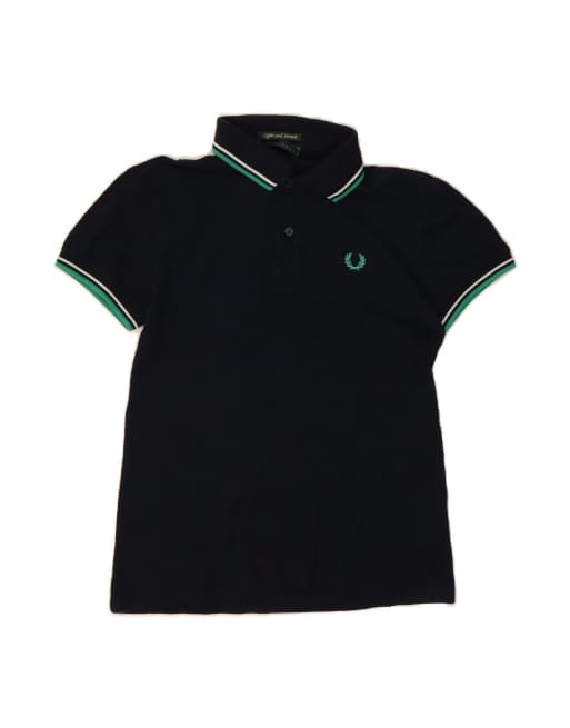Vintage Fred Perry Polo Shirt Small In Blue