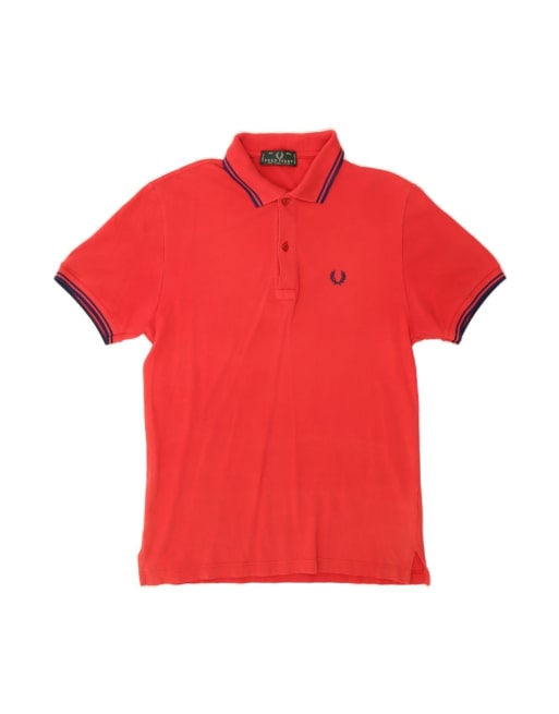 Vintage Fred Perry Polo Shirt Small In Red