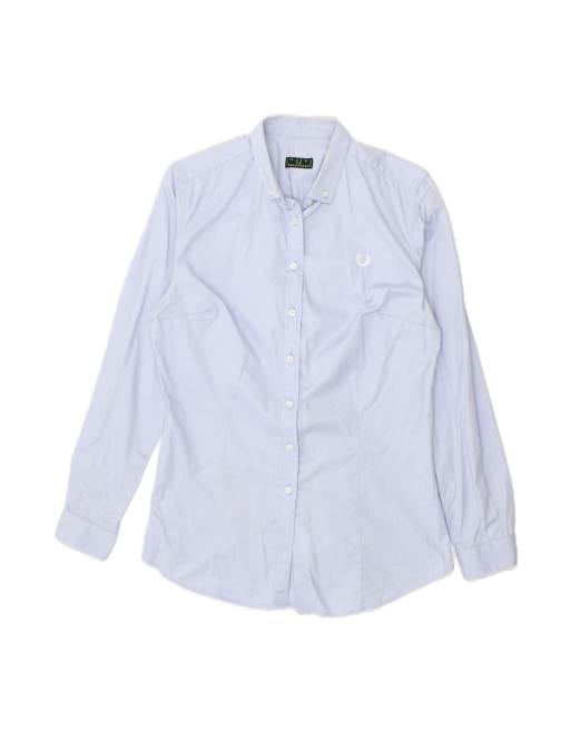 Vintage Fred Perry Shirt Large In Blue
