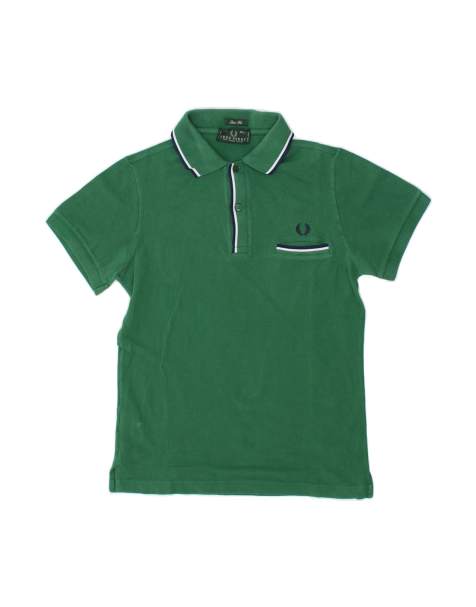 Vintage Fred Perry Slim Fit Polo Shirt Medium In Green - view 1