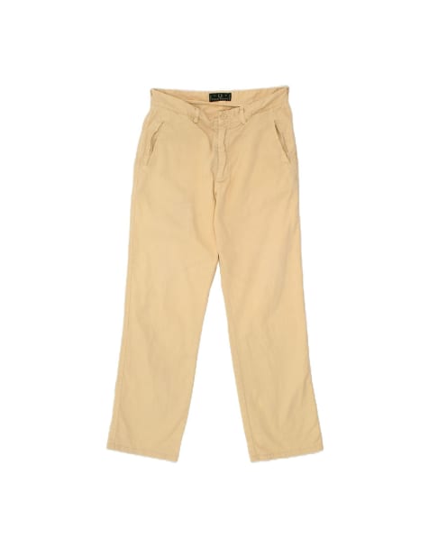 Vintage Fred Perry Straight Chino Trousers It 46 Small W28 L30 In Beige - view 1