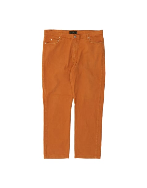 Vintage Fred Perry Straight Jeans It 54 2XL W38 L29 In Orange - view 1