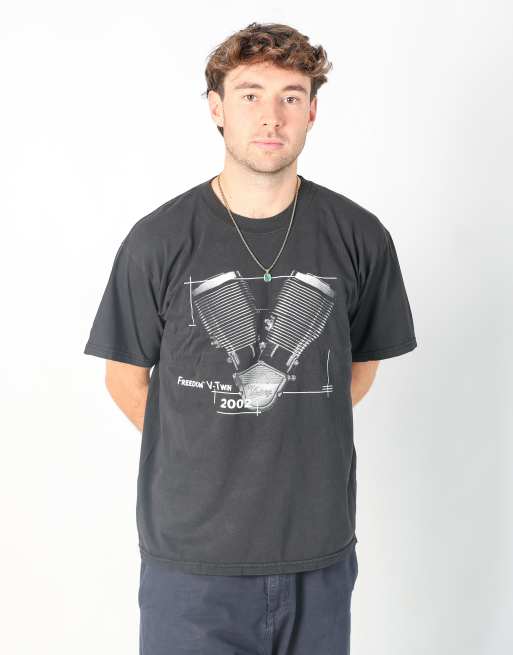 Vintage Freedom V-Twin 2002 l t-shirt in black