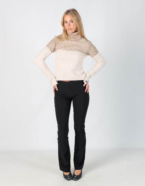 Vintage Friponne 8 formal trousers in black - view 1