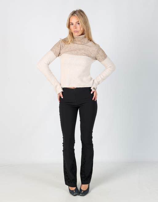 Vintage Friponne 8 formal trousers in black