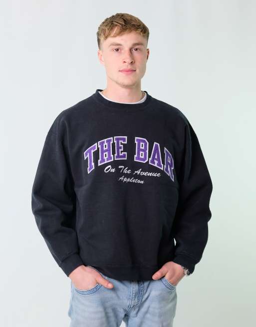 Vintage Fruit Of The Loom XL Sweatshirt Black