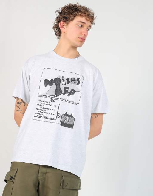 Vintage Fruit Of The Loom xl t-shirt in light grey, 4 of 4