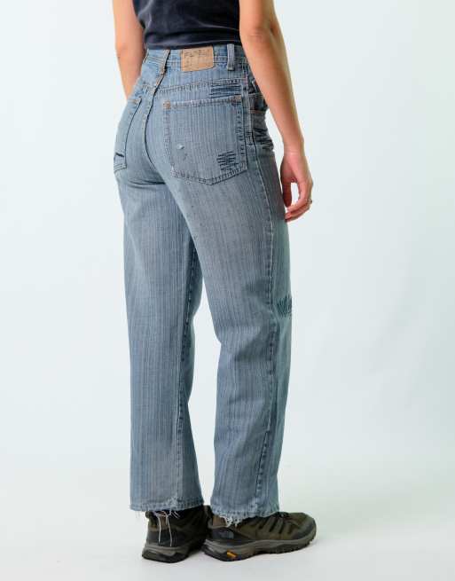 Vintage Fubu 28x30 Denim Jeans Blue
