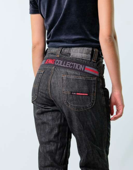 Vintage Fubu 30x32 Denim Jeans Black