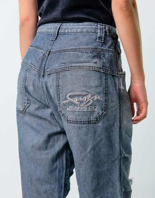 Vintage Fubu 32x32 Denim Jeans Blue