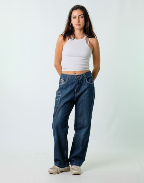 Vintage Fubu 34x30 Denim Jeans Blue - view 1