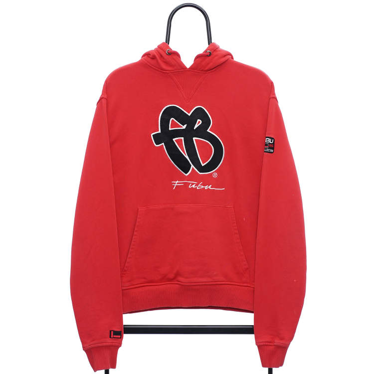Tailor Fubu size S hoodie in red ClassicfuncenterShops Saint Laurent logo print hoodie